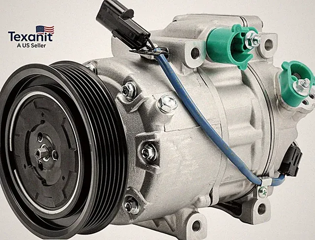 AC Compressor with Clutch Compatible with Hyundai Santa Fe 2013-2019, for Kia So