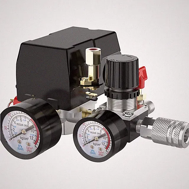 Air Compressor Pressure Switch Control Valve, 90120 PSI Air Compressor Switch...