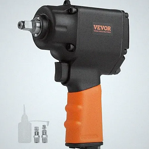 Air Impact Wrench, 3/8-Inch Drive Air Impact Gun, Up to 690ft-lbs Nut-busting To