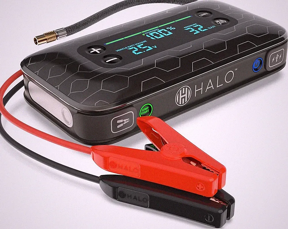 Bolt Air+ 1750 Portable Car Battery Jump Starter | 130 PSI Air Compressor, 59.9W