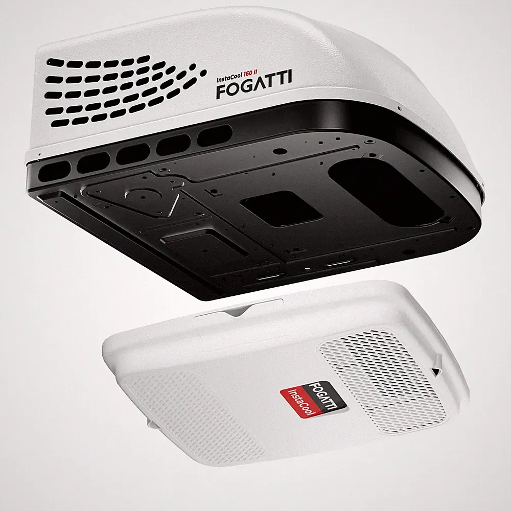 FOGATTI 16000 BTU RV Rooftop Air Conditioner Non-Ducted Quiet AC Camper Trailer