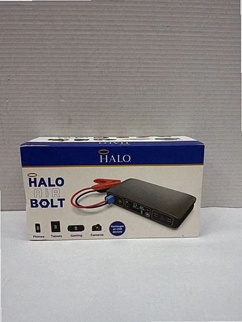 HALO Bolt Air | Portable Car Battery Jump Starter | 100 PSI Air Compressor, 58.8