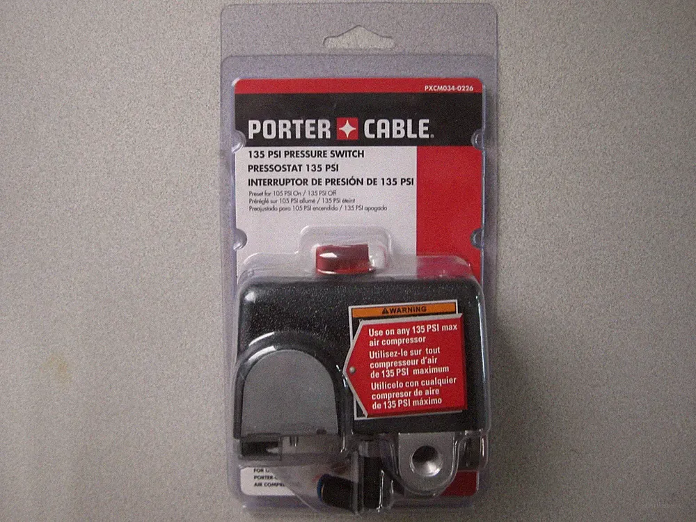 PORTER-CABLE PXCM034-0226 135 PSI Air Compressor Pressure Switch Condor 034-0226