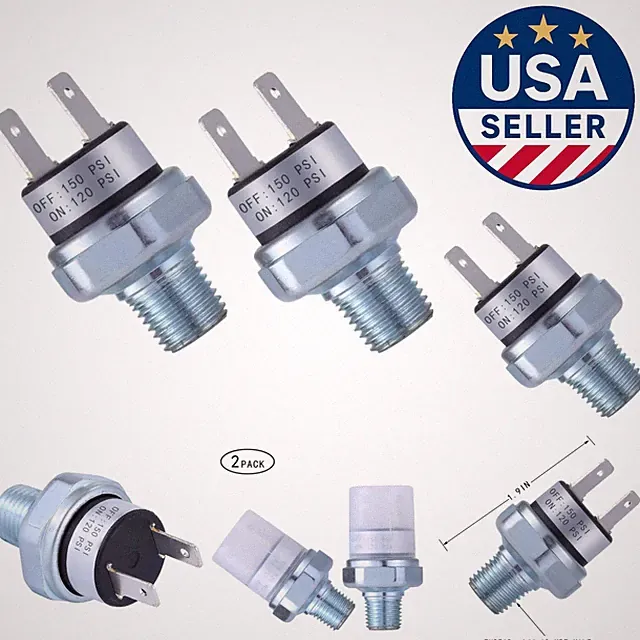 Reliable 120-150 PSI Air Pressure Regulator - Ideal for Tanks & Compressors