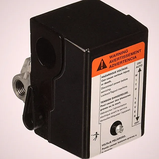 Teflon Tape Required: Ingersoll-Rand Pressure Switch