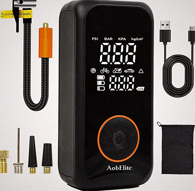 Tire Inflator Portable Air Compressor,150Psi Cordless Air Pump for Car Tires,Tir