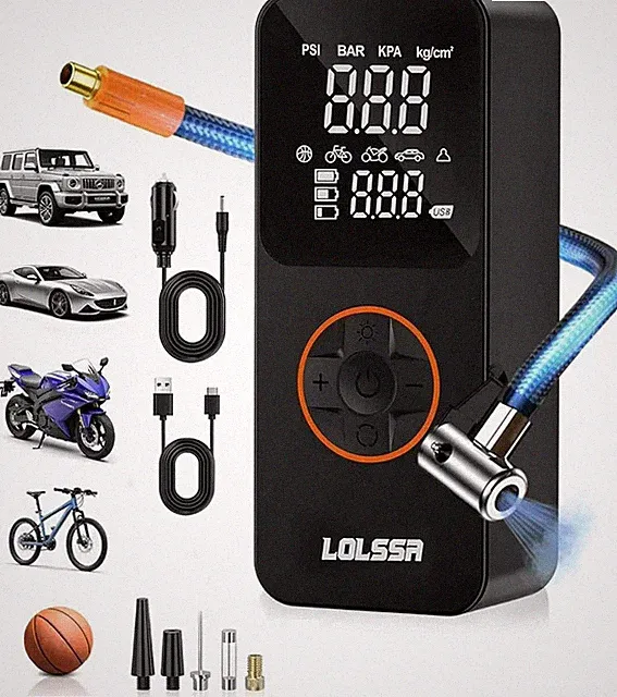 Tire Inflator Portable Air Compressor-Air Pump 150PSI Cordless Electric for Car